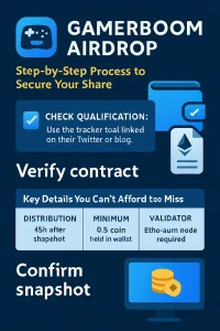 Gamerboom Airdrop | Guide, how to claim Token?