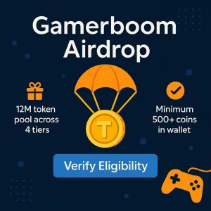 Gamerboom Airdrop | Guide, how to claim Token?